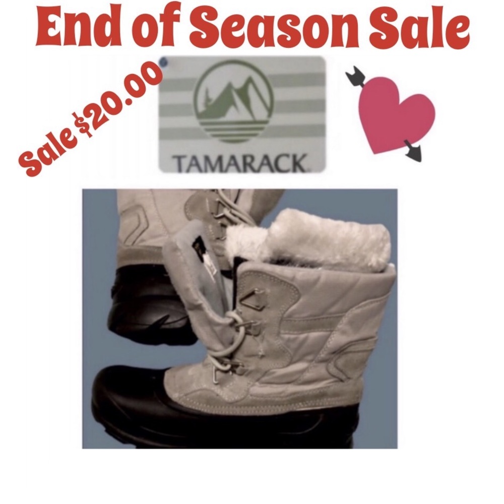 Woman’s Tamarack Insulated 400 Boots Size 10